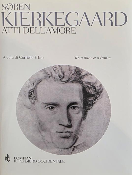 Atti Dell' Amore - Sören Kierkegaard - copertina