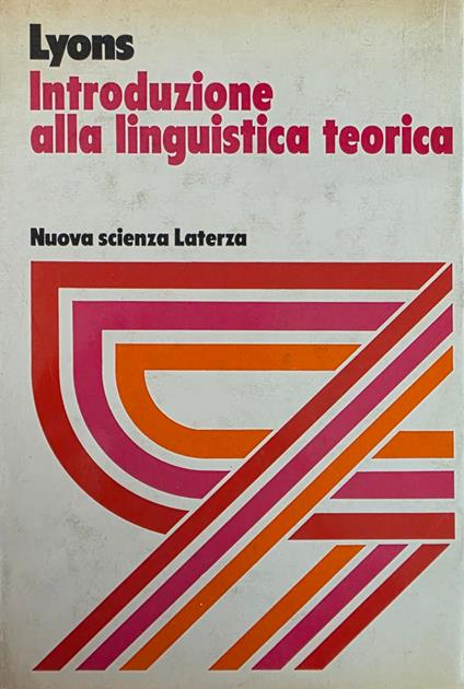 Introduzione Alla Linguistica Teorica - John Lyons - copertina