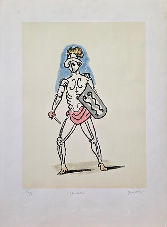 Gladiatore - Giorgio De Chirico - copertina