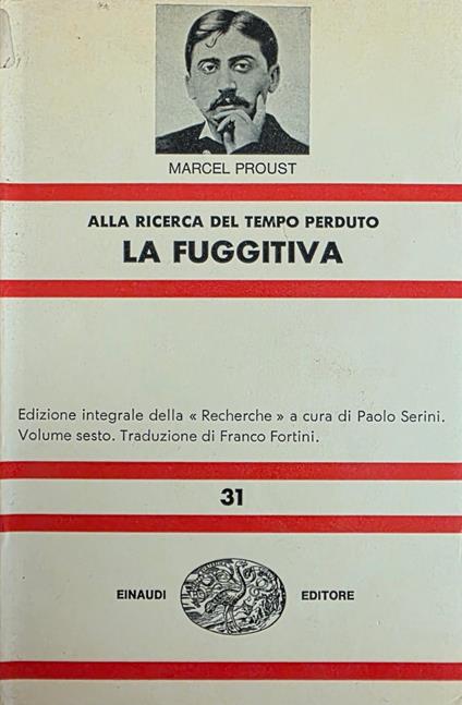 La Fuggitiva - Marcel Proust - copertina