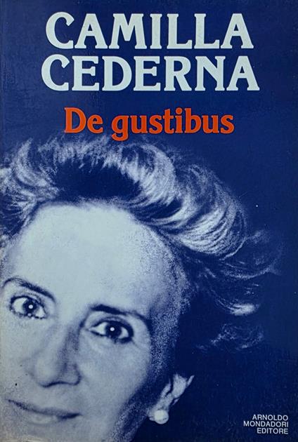 De Gustibus - Camilla Cederna - copertina