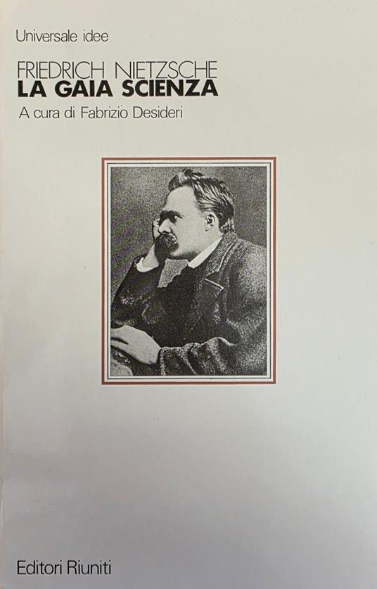 La Gaia Scienza - Friedrich Nietzsche - copertina