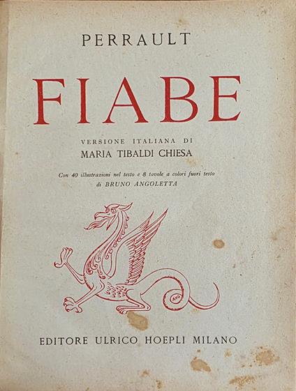 Fiabe - copertina