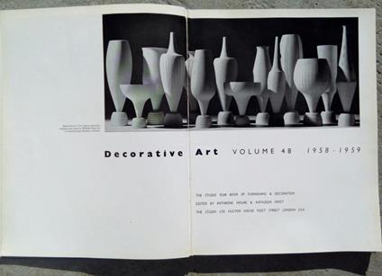 Decorative Art The Studio Year Book 1958/59 - copertina