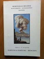 Catalogo dell'Asta Wertvolle bucher Hartung &Hartung Munchen 1993 - E17412