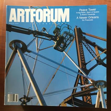 Artforum n° 7 March 2006 Cover Mark di Suvero E21760 - copertina