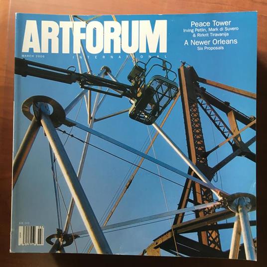 Artforum n° 7 March 2006 Cover Mark di Suvero E21760 - copertina