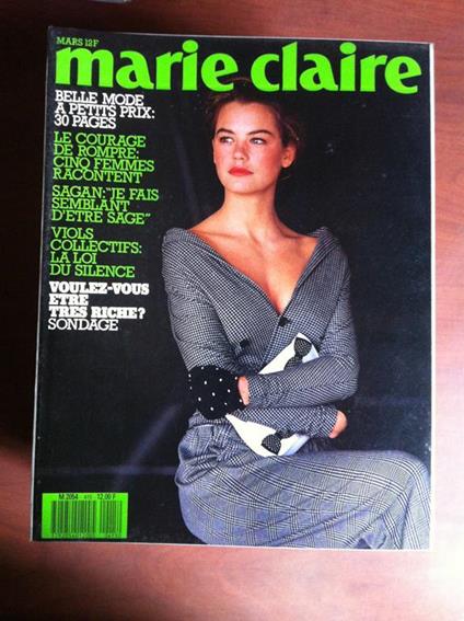 Marie Claire n° 415 Mars 1987 E12545 - copertina