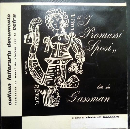 Vinile Vittorio Gassman"I promessi sposi" Cetra CL 0414 - copertina