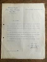 Lettera Commerciale Dott. Vittore Costantini Vittorio Veneto 1930 - E21955