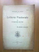 Brossura Lettera Pastorale per la Quaresima del 1927 Diocesi Ivrea - E16519
