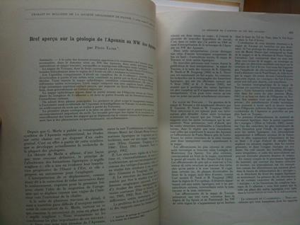 Bref apercu sur la géologie de l'Apennin au NW des Apuanes 1962 - copertina