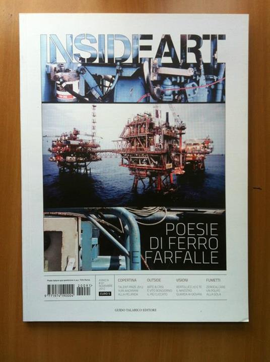 Inside Art Anno 9 n° 91 Novembre 2012 E15580 - copertina