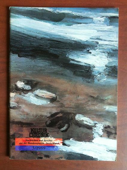 Kultur Chronik 3/1989 E18132 - copertina