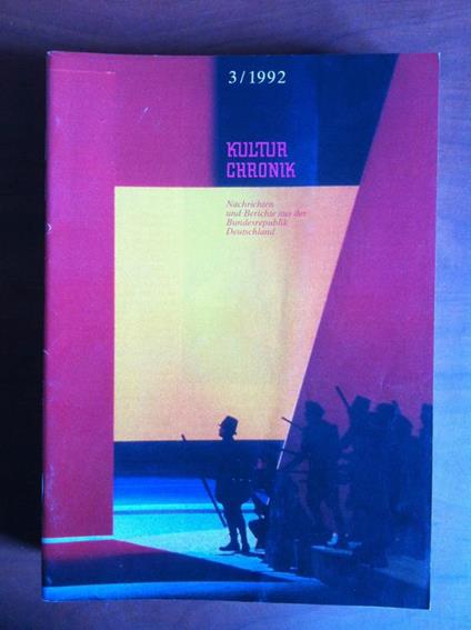 Kultur Chronik 3/1992 E18145 - copertina