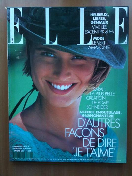 Elle N° 2263 Mai 1989 - copertina