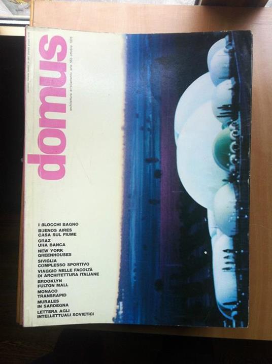 Domus n° 563 Ottobre 1976 E18540 - copertina