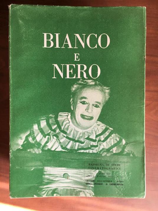 Bianco e Nero Anno XIV n° 4-5 Aprile/Maggio 1953 E20491 - copertina