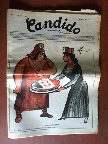 Candido Anno VIII n° 25 - 22 Giugno 1952 - E19003 - copertina