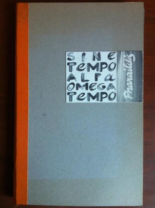 Pharalidis Sine tempo Alfa omega Tempo Anversa musice Arienti 1993 - E16184 - copertina
