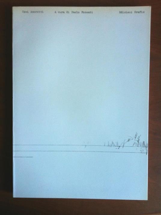 Catalogo delle opere di Cesi Amoretti Edizioni Grafis 1979 - E16187 - copertina