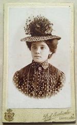 Carte da visite- ritratto fotografo Prof. Scorticati Savigliano Via Danna, 3