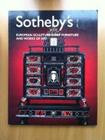Auction catalogue Sotheby's European sculpture furniture Amsterdam 2002 - E18576