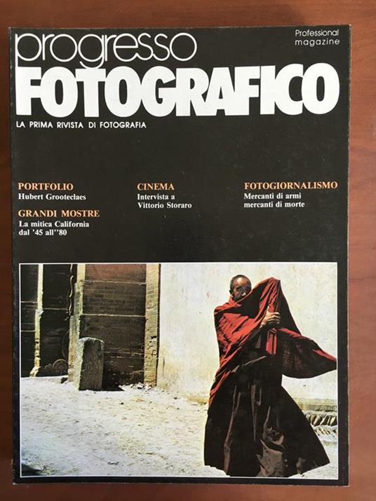 progresso FOTOGRAFICO n° 4 Aprile 1984 Cover: Paola Visintini E20278 - copertina
