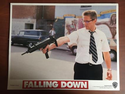 Locandina originale del film Falling down Warner Bros. Pictures 1993 - E22923 - copertina