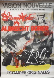 Poster di Dalì per la mostra omaggio ad Albrecht Durer Parigi Mourlot - 1971 - Salvador Dalì - copertina