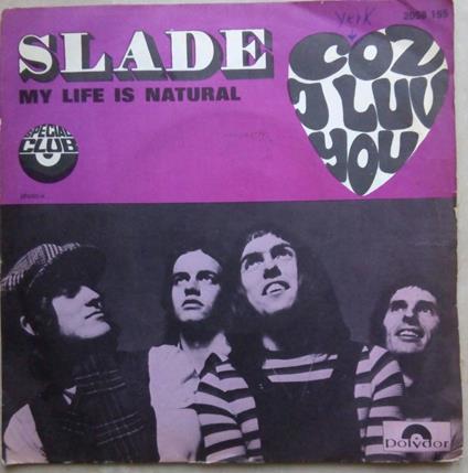 SLADE disco 45 giri Polydor Special club 2058 155 - copertina