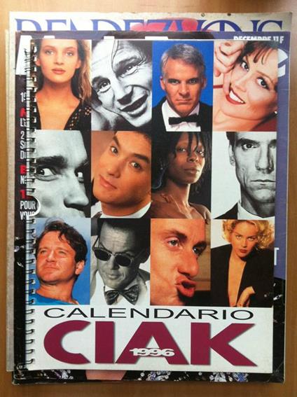 Calendario Ciak 1996 Supplemento a Ciak n° 12/95 E19470 - copertina