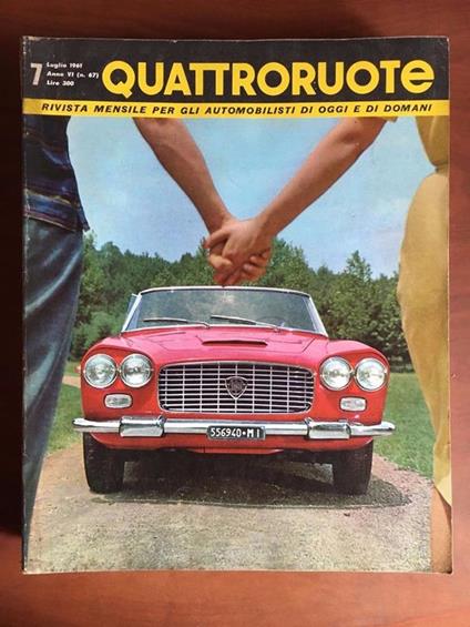 Quattroruote n° 7 Luglio 1961 Anno VI E22734 - copertina