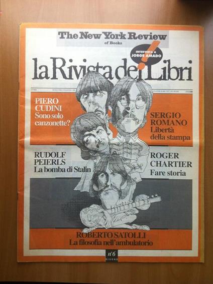The New York Review of Books la Rivista dei Libri 1995 E17313 - copertina