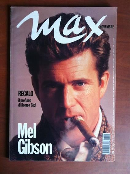 MAX mensile Novembre 1992 copertina Mel Gibson E9190 - copertina