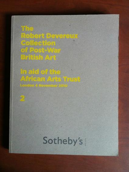 Soteby's auction catalogue Devereux Post-War British Art London 2010 - E19163 - copertina