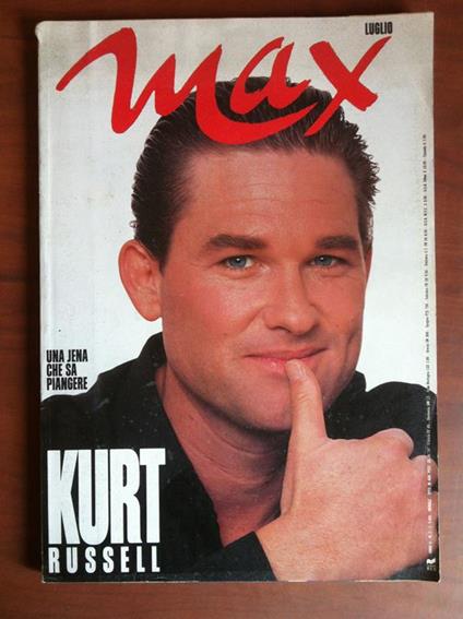 Max Luglio 1989 Cover: Kurt Russell E13489 - copertina