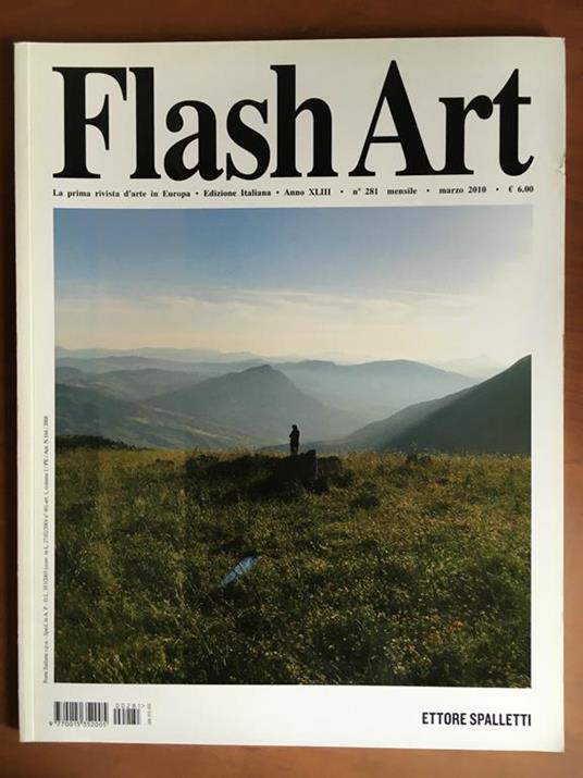 Flash Art n° 281 Marzo 2010 Cover: Ettore Spalletti E20964 - copertina