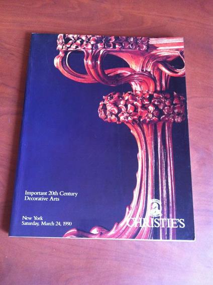 Christie's Important 20th Century Decorative Arts New York 1990 - E17861 - copertina