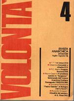 Volontà rivista anarchica 1978