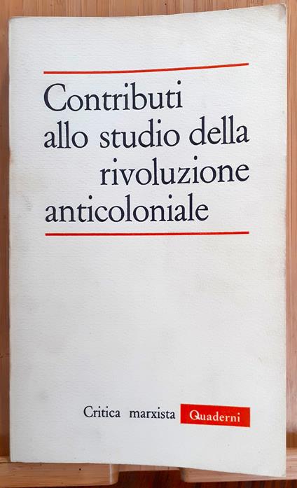 Contributi allo studio della rivoluzione anticoloniale - copertina