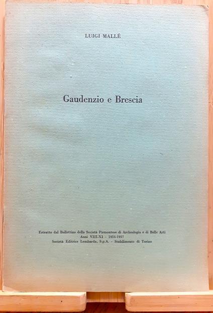 Gaudenzio e Brescia - Luigi Mallé - copertina