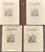 L' Esopo Rivista trimestrale di bibliofilia (4 volumi: Anno VII, Nn. 25-29,1985)