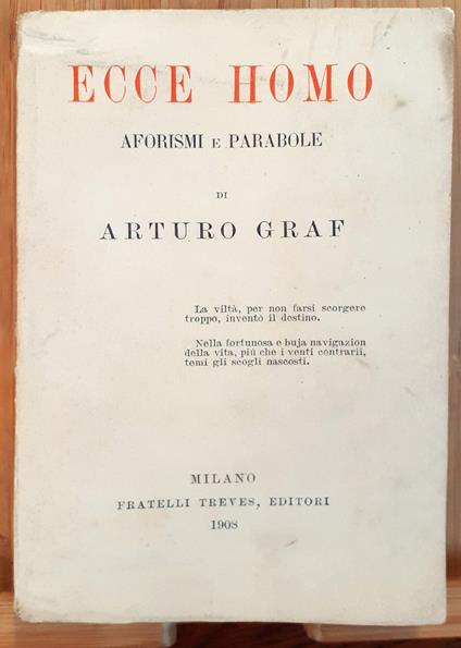 Ecce Homo - Arturo Graf - copertina