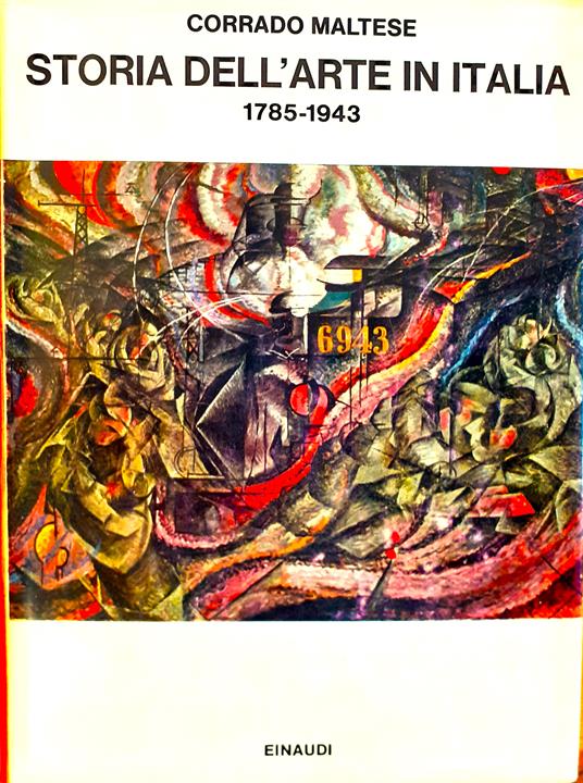 Storia dell'arte in Italia - Corrado Maltese - copertina