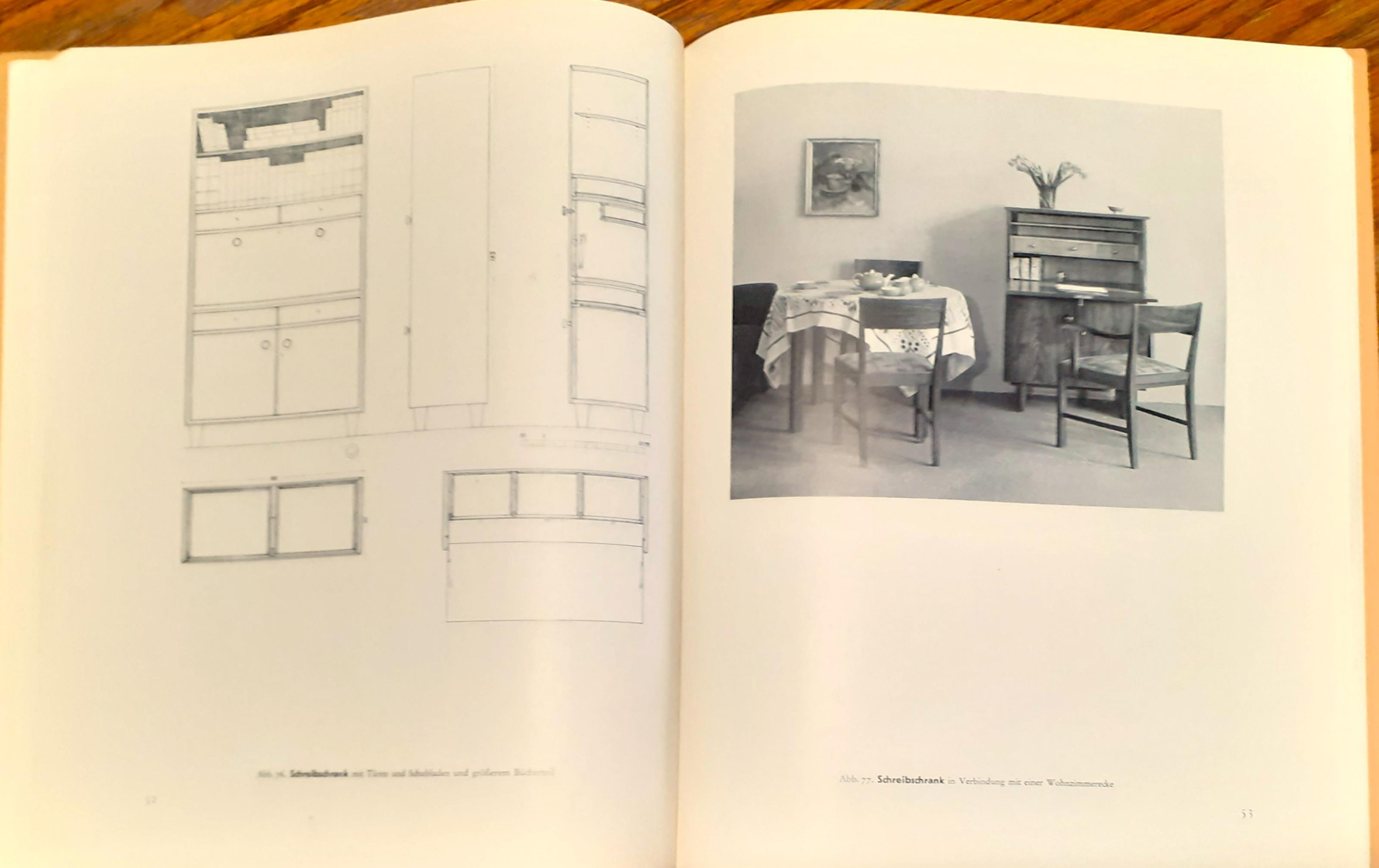 Das Möbel als Gebrauchsgegenstand. Band 2. Schrank, Tisch und Bett in Bild und Konstruktion. Eine grundsätzliche Auseinandersetzung mit dem Möbel nach Form und Konstruktion