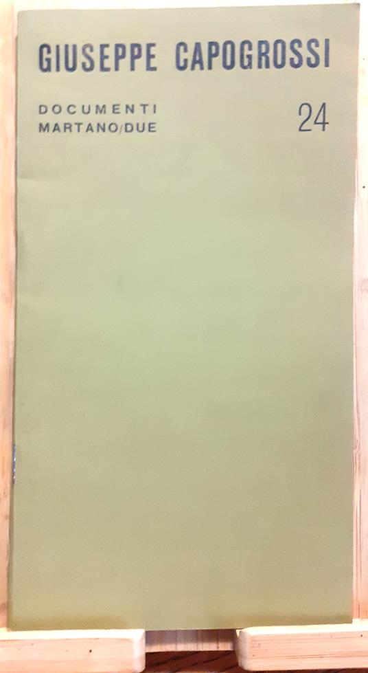 Giuseppe Capogrossi - Giuseppe Martano - copertina