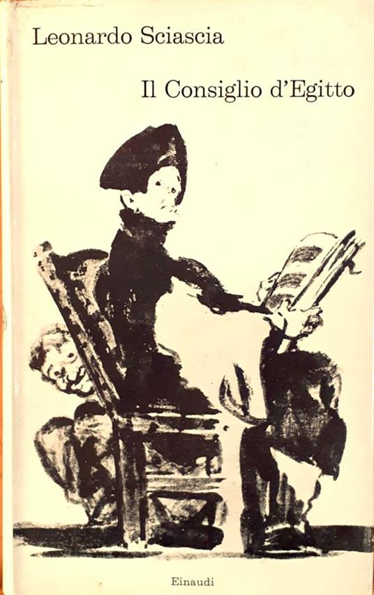 Il Consiglio d'Egitto - Leonardo Sciascia - copertina
