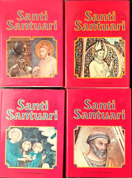 Santi e Santuari. Atlante dei personaggi e dei luoghi della fede (IV voll.) - copertina