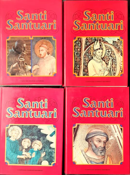 Santi e Santuari. Atlante dei personaggi e dei luoghi della fede (IV voll.) - copertina